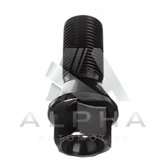 BMW / BMW MINI対応 ホイールボルト M14×1.25 / 60度テーパー / 首下27mm 純正品番対応 ブラック 単品(1本)