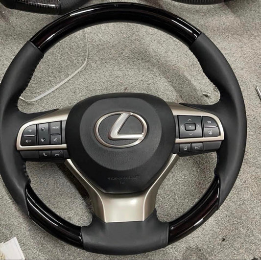 トヨタ 30系 アルファード／ヴェルファイア対応 レクサスLM350仕様 ステアリングホイール｜純正交換タイプ