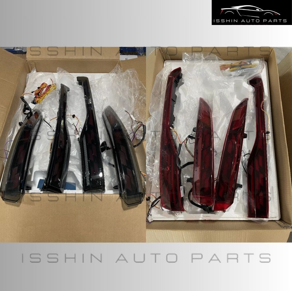 80系 ハリアー 専用 LEDテールランプ 一体型 シーケンシャルウインカー オープニングモーション機能有り