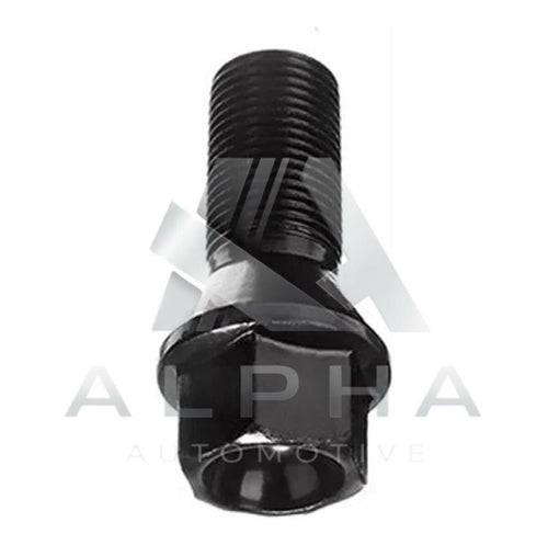 BMW / BMW MINI対応 ホイールボルト M14×1.25 / 60度テーパー / 首下27mm 純正品番対応 ブラック 単品（1本）　